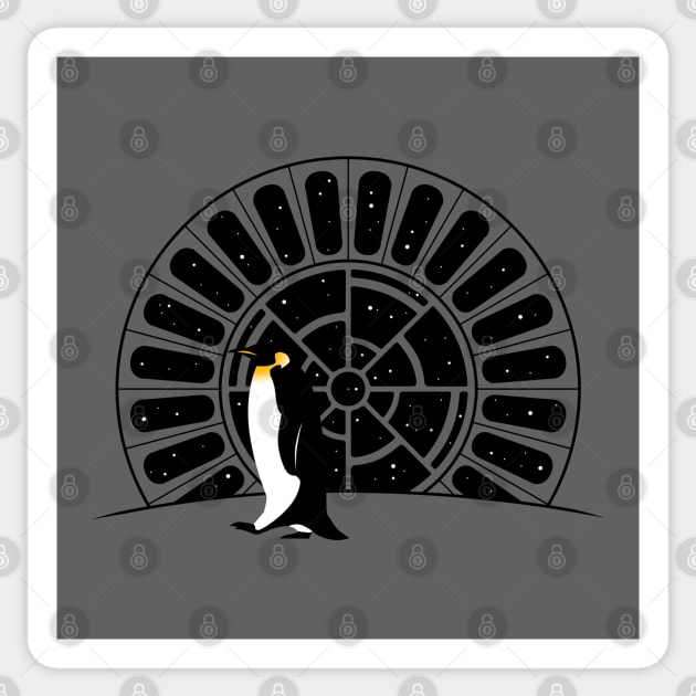 The Emperor (Penguin) Sticker by Spykles